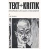 Edition text + kritik Carl Sternheim