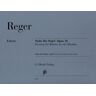 Henle, Günter Max Reger - Suite e-moll für Orgel op. 16 vom Komponisten übertragen für Klavier zu vier Händen (Erstausgabe)