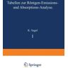 Springer Berlin Tabellen zur Röntgen-Emissions- und Absorptions-Analyse