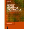 De Gruyter Textus - Contextus - Circumtextus