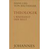 Johannes Verlag Theologik / Wahrheit der Welt