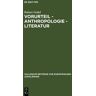 De Gruyter Vorurteil - Anthropologie - Literatur