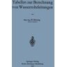Springer Berlin Tabellen zur Berechnung von Wasserrohrleitungen