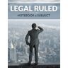 Biz Hub Legal Ruled Notebook 2 Subject