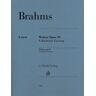 Henle, Günter Johannes Brahms - Walzer op. 39 – Erleichterte Fassung