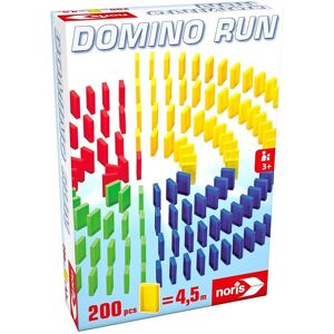 Simba Toys Noris 606065644 - Domino Run 200 Steine, Aktionsspiel, Geschicklichkeitsspiel