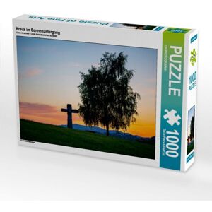 Calvendo Puzzle Kreuz im Sonnenuntergang (Puzzle)