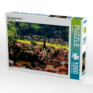 Calvendo Puzzle Oberstdorf Kirchturm (Puzzle)
