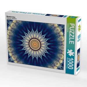 Calvendo Puzzle Mandala blau (Puzzle)