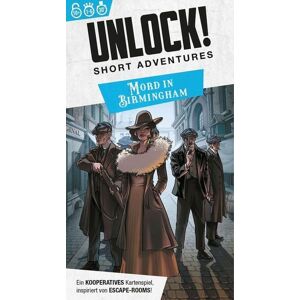 Asmodee Space Cowboys - Unlock! Short Adventures: Mord in Birmingham Asmodee Space Cowboys - Unlock! Short Adventures: Mord in Birmingham