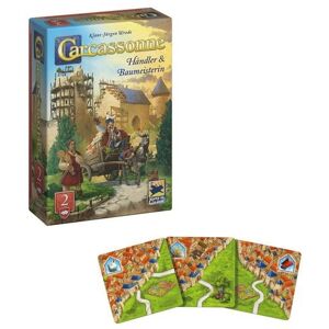 Asmodee Hans im Glück HIGD0132 - Carcassonne, Händler & Baumeisterin (Auflage 2025), 2. Erweiterung Asmodee Hans im Glück HIGD0132 - Carcassonne, Händler & Baumeisterin (Auflage 2025), 2. Erweiterung