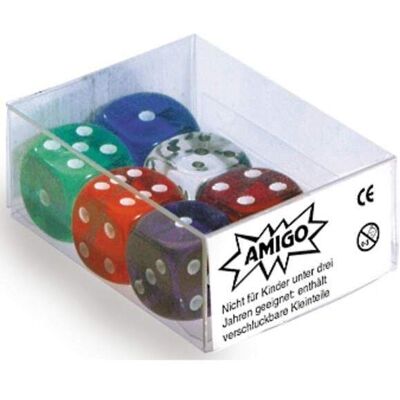 AMIGO Spiel + Freizeit Würfel Transparent W06 Set gem. (Spiel-Zubehör) AMIGO Spiel + Freizeit Würfel Transparent W06 Set gem. (Spiel-Zubehör)