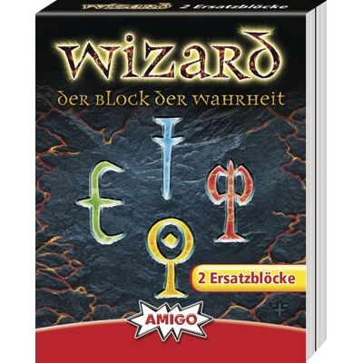 AMIGO Spiel + Freizeit Wizard - der Block der Wahrheit, 2 Ersatzblöcke (Spiel-Zubehör) AMIGO Spiel + Freizeit Wizard - der Block der Wahrheit, 2 Ersatzblöcke (Spiel-Zubehör)
