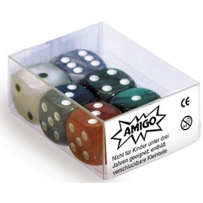AMIGO Spiel + Freizeit Würfel Perlmutt W06 Set gemischt (Spiel-Zubehör) AMIGO Spiel + Freizeit Würfel Perlmutt W06 Set gemischt (Spiel-Zubehör)