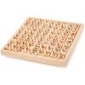 small foot GmbH & Co. KG Small foot 11059 - Multiplizier Tabelle aus Holz, Lernspiel zum Erlernen des kleinen 1x1 in der Grundschule, Rechenbrett mit Selbstkontrolle