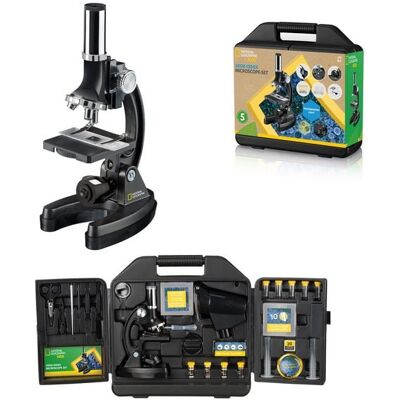 Bresser 13610 - NATIONAL GEOGRAPHIC KiDS Einsteiger-Mikroskop-Set mit 300-1200x Vergößerung, inkl. Koffer und Zubehör Bresser 13610 - NATIONAL GEOGRAPHIC KiDS Einsteiger-Mikroskop-Set mit 300-1200x Vergößerung, inkl. Koffer und Zubehör