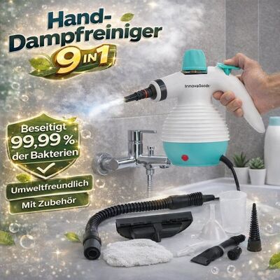InnovaGoods Steany - Weiß, Grün, Schwarz - Dampfreiniger InnovaGoods Steany - Weiß, Grün, Schwarz - Dampfreiniger