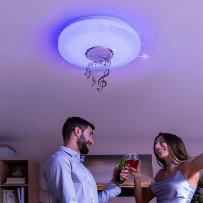 Innovagoods Led-Deckenlampe Mit Lautsprecher Innovagoods Led-Deckenlampe Mit Lautsprecher