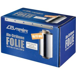 Comair Alusträhnenfolie 16/17 my 12cm x 250m silber Comair Alusträhnenfolie 16/17 my 12cm x 250m silber