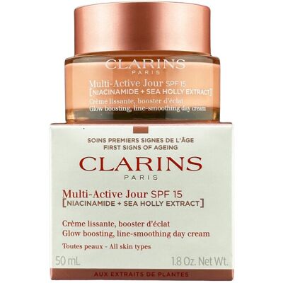 Clarins Multi-Active Jour SPF 15 Smoothing Day Cream 50 ml Clarins Multi-Active Jour SPF 15 Smoothing Day Cream 50 ml