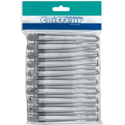Comair Chromclips silber 12,5cm 10 Stück Comair Chromclips silber 12,5cm 10 Stück