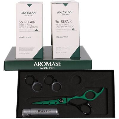 AROMASE Set limited edition e-kwip HS + 6x80 ml Shampoo AROMASE Set limited edition e-kwip HS + 6x80 ml Shampoo