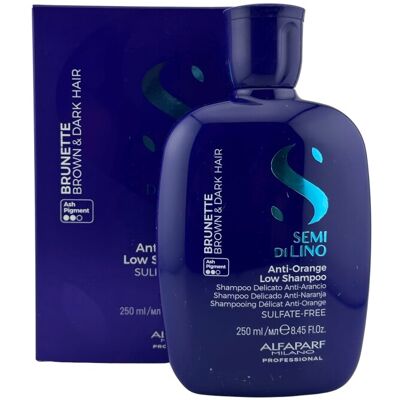 Alfaparf Milano - Semi Di Lino Brünette & Dunkle Shampoo - 250ml Alfaparf Milano - Semi Di Lino Brünette & Dunkle Shampoo - 250ml