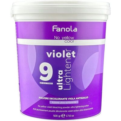 Fanola Marke No Yellow 9 Ton Bleichpulver - 500g Fanola Marke No Yellow 9 Ton Bleichpulver - 500g