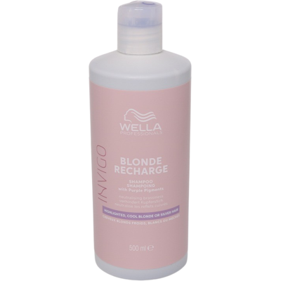 Wella Professionals Invigo Blonde Recharge Shampoo - Blondes neutralisieren 500ml Wella Professionals Invigo Blonde Recharge Shampoo - Blondes neutralisieren 500ml