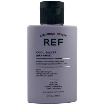 REF Cool Silver Shampoo - Neutralisiert Gelb- und Warme Töne - 100 ml REF Cool Silver Shampoo - Neutralisiert Gelb- und Warme Töne - 100 ml