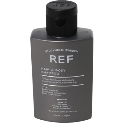 REF Haar & Körper Shampoo 100 ml - 2-in-1 Shampoo und Duschgel für Männer REF Haar & Körper Shampoo 100 ml - 2-in-1 Shampoo und Duschgel für Männer