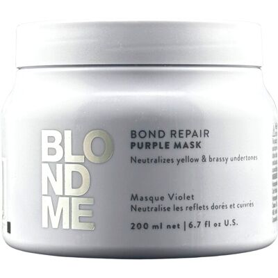 Schwarzkopf Blondme Bond Repair Lila Maske (200ml) Schwarzkopf Blondme Bond Repair Lila Maske (200ml)