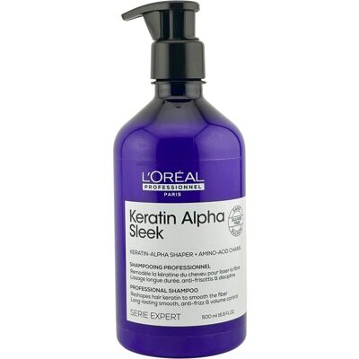 L'Oréal Serie Expert Keratin Alpha Sleek Shampoo 500 ml L'Oréal Serie Expert Keratin Alpha Sleek Shampoo 500 ml