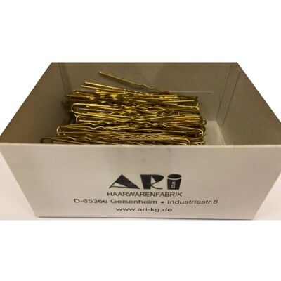 Haarnadeln 65 x 1,2 mm gold gewellt Haarnadeln 65 x 1,2 mm gold gewellt