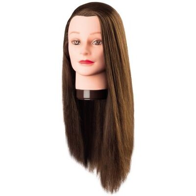 Comair Übungskopf Proteinhaar Pia 60cm braun Comair Übungskopf Proteinhaar Pia 60cm braun