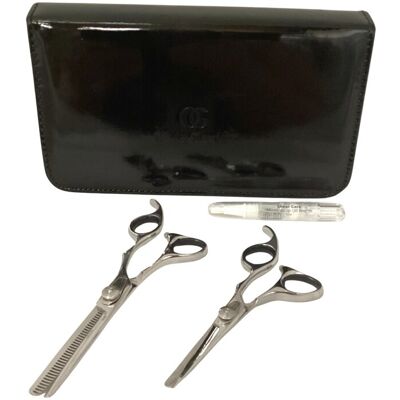 Olivia Garden Silkcut 2er Set HS 5,0" + Effilierschere Olivia Garden Silkcut 2er Set HS 5,0" + Effilierschere