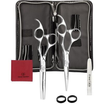 Olivia Garden Silkcut 2er Set HS 5,75"+ Effilierschere Olivia Garden Silkcut 2er Set HS 5,75"+ Effilierschere