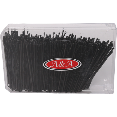 A&A Haarklemmen Box 240er ca. 6 cm schwarz gewellt A&A Haarklemmen Box 240er ca. 6 cm schwarz gewellt