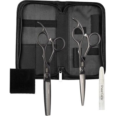 Olivia Garden Xtreme Matt Black Scherenset 5,75'' Olivia Garden Xtreme Matt Black Scherenset 5,75''