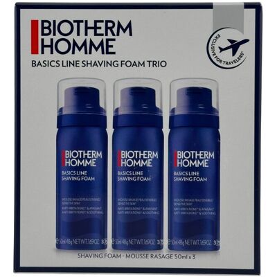 Biotherm Homme Basic Line Shaving Foam 3 x 50 ml Biotherm Homme Basic Line Shaving Foam 3 x 50 ml