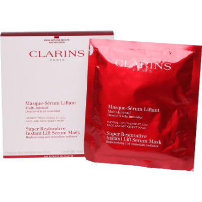 Clarins Super Restorative Instant Lift Serum Mask 5x 30 ml Clarins Super Restorative Instant Lift Serum Mask 5x 30 ml