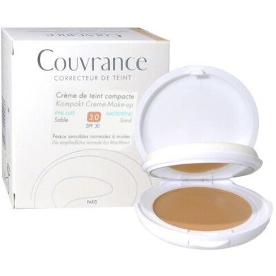 Avène Couvrance Kompakt Creme-Make-Up Mattierend Sand 3.0 10 gr Avène Couvrance Kompakt Creme-Make-Up Mattierend Sand 3.0 10 gr