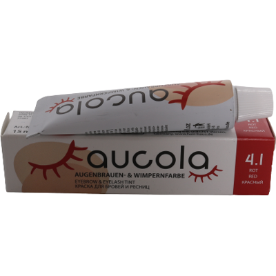 aucola Augenbrauen- und Wimpernfarbe 4.1 rot 15 ml aucola Augenbrauen- und Wimpernfarbe 4.1 rot 15 ml