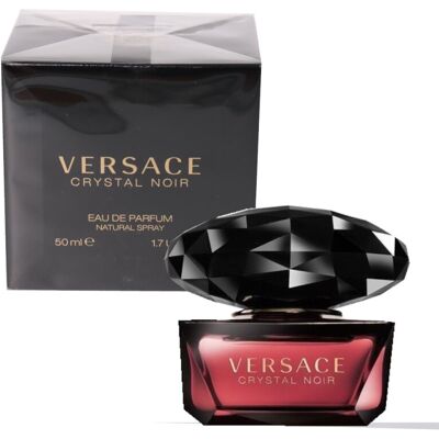 Versace Crystal Noir Eau de Parfum 50ml für Damen - Blumig & Orientalischer Duft Versace Crystal Noir Eau de Parfum 50ml für Damen - Blumig & Orientalischer Duft