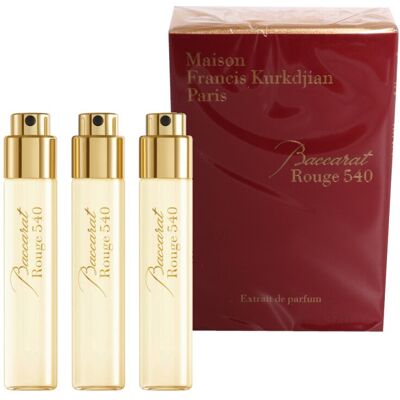 Maison Francis Kurkdjian Paris Baccarat Rouge 540 Extrait de Parfum 3x11 ml Maison Francis Kurkdjian Paris Baccarat Rouge 540 Extrait de Parfum 3x11 ml