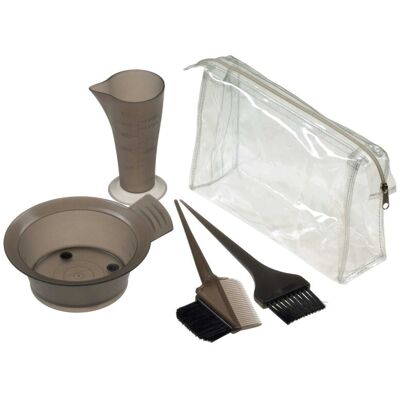 Comair Färbezubehör Set schwarz transparent Comair Färbezubehör Set schwarz transparent