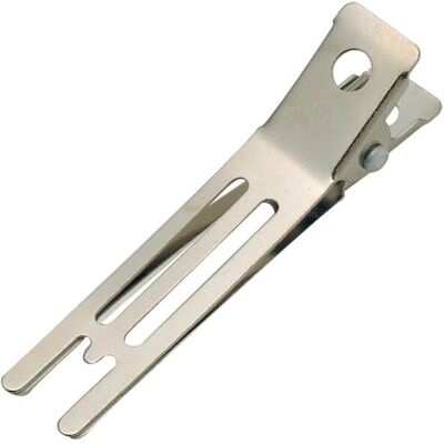 Comair Metall-Clips 3-beinig 4,6cm 100 Stück Comair Metall-Clips 3-beinig 4,6cm 100 Stück