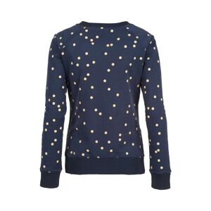 2hearts Umstands-Pullover Golden Dots blau unisex