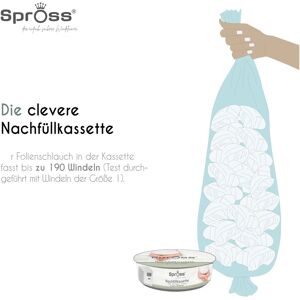 6er-Pack Nachfüllkassette für Windeleimer Spross weiss unisex