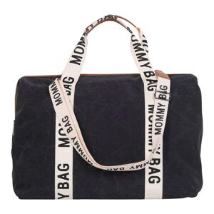 Childhome MommyBag Signatur Canvas schwarz unisex